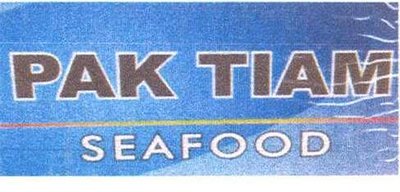 Trademark PAK TIAM SEAFOOD + LOGO