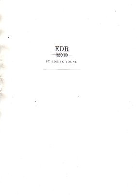 Trademark EDR BY EDRICK YOUNG dan Logo