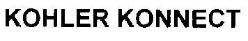 Trademark KOHLER KONNECT