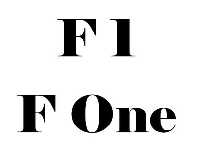 Trademark F1 (F ONE)