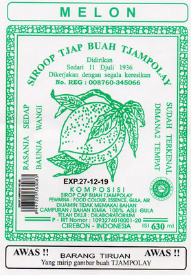 Trademark SIROOP TJAP BUAH TJAMPOLAY