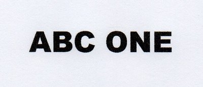 Trademark ABC ONE