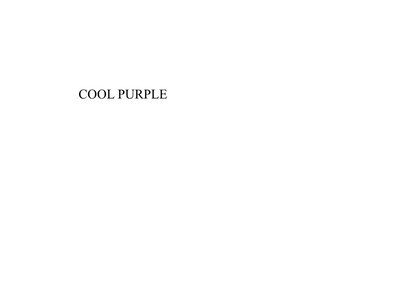 Trademark COOL PURPLE