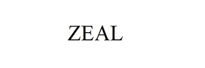 Trademark ZEAL