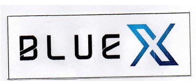 Trademark BLUE X