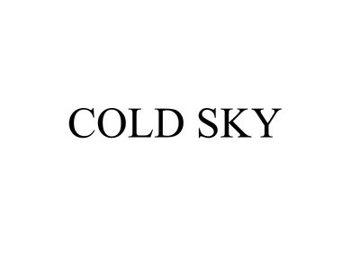 Trademark COLD SKY