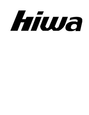 Trademark HIWA