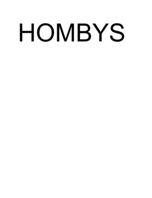 Trademark HOMBYS