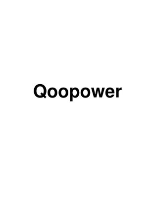 Trademark QOOPOWER