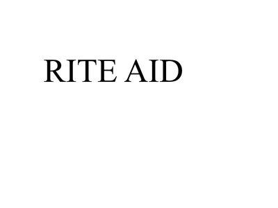 Trademark RITE AID