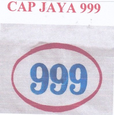 Trademark CAP JAYA 999 & LOGO