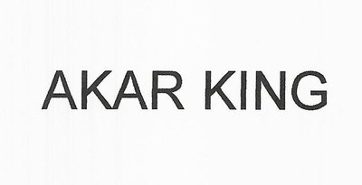 Trademark AKAR KING