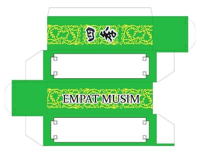 Trademark EMPAT MUSIM + KARAKTER HURUF NON LATIN + LUKISAN