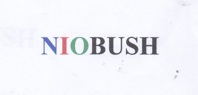 Trademark NIOBUSH