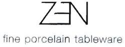 Trademark ZEN (FINE PORCELAIN TABLEWARE) dan Lukisan