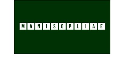 Trademark MANISOPLIAE