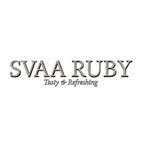 Trademark SVAA RUBY TASTY & REFRESHING Logo