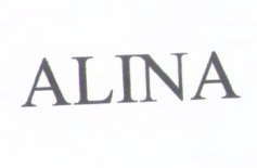 Trademark ALINA + LOGO