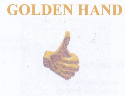 Trademark GOLDEN HAND DAN LOGO