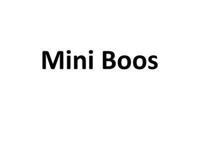 Trademark Mini Boos