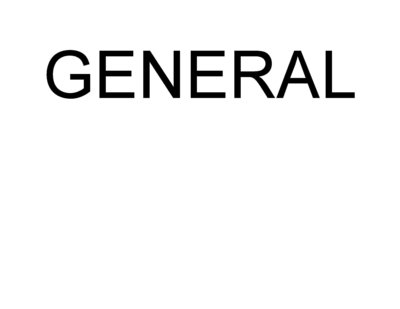 Trademark GENERAL