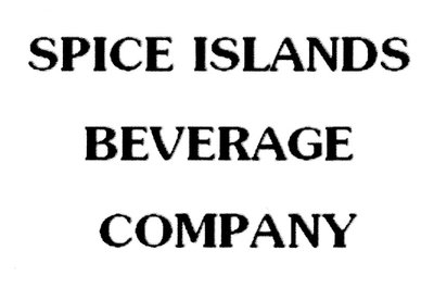 Trademark SPICE ISLANDS BEVERAGE COMPANY