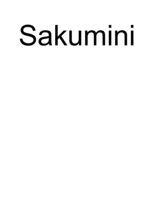 Trademark Sakumini