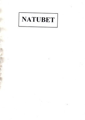 Trademark NATUBET