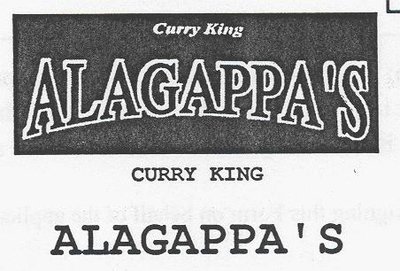 Trademark CURRY KING ALAGAPPA'S