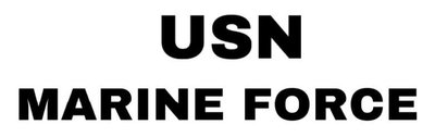 Trademark USN MARINE FORCE