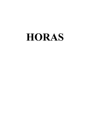 Trademark HORAS