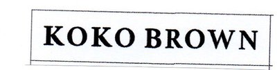 Trademark KOKO BROWN