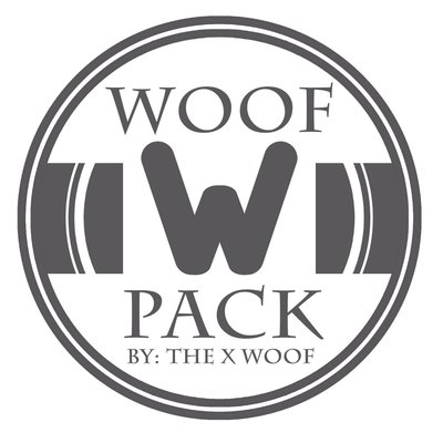 Trademark WOOF PACK BY: THE X WOOF dan Logo