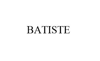 Trademark BATISTE