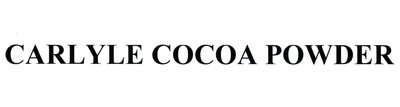 Trademark CARLYLE COCOA POWDER