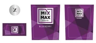 Trademark MixMax Bluberry & Label