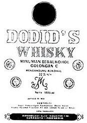 Trademark DODID'S WHISKY & Label