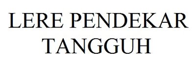 Trademark LERE PENDEKAR TANGGUH