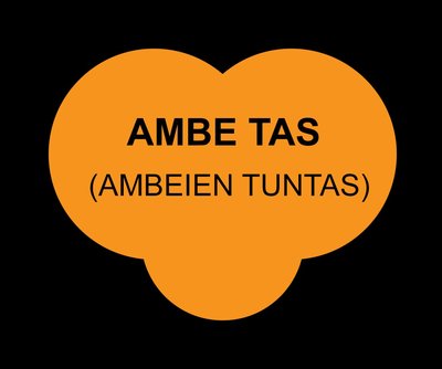 Trademark AMBE TAS (AMBEIN TUNTAS) DAN LOGO