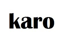 Trademark KARO