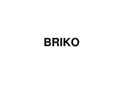 Trademark BRIKO