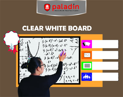 Trademark PALADIN Clear White Board