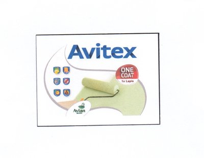 Trademark AVITEX ONE COAT 1x Lapis AVIAN BRAND dan Lukisan