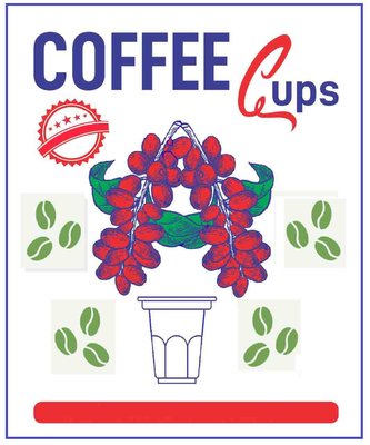 Trademark COFFEE CUPS + LOGO