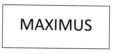 Trademark MAXIMUS