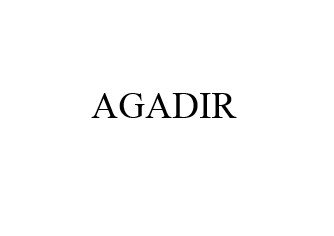 Trademark AGADIR