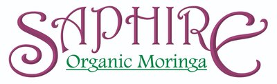 Trademark SAPHIRE ORGANIC MORINGA + Lukisan/Logo