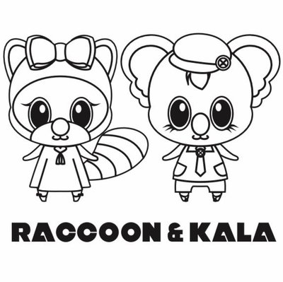 Trademark RACCOON & KALA + LUKISAN