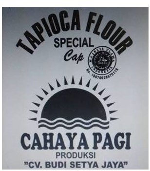 Trademark CAHAYA PAGI TAPIOCA FLOUR + Logo