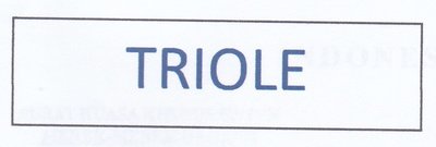 Trademark TRIOLE